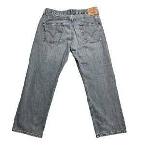 Levis 550 Jeans Boys 12 Blue Relaxed Fit Denim Husky Straight Leg 100% Cotton